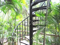 Spiral staircase to Pirate Garden