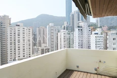 Terrace with electric canopy