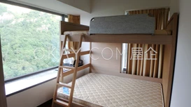 Bedroom with double bunk bed