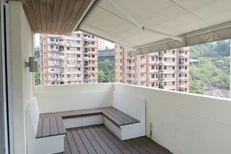 Terrace with electric canopy