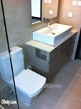 toilet and basin cabinet