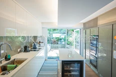 Kitchen with Glass Wall